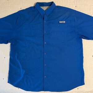 Columbia Men's Vibrant Blue Casual Shirt